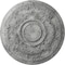 Ekena Millwork Darnay Ceiling Medallion (Fits Canopies up to 7 1/4"), 29 1/4"OD x 2"P, Ultra Pure White Crackle CM29DAUWC - alternate 1